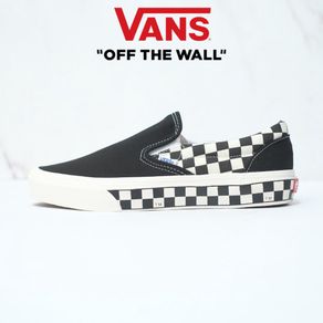 Vans Slip On Sidewall Checkerboard Black White Origina