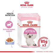 3X Royal Canin Kitten in Jelly Makanan Anak Kucing Wet 85gr PSIID10