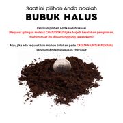 kopi arabica papua wamena 200 gram light roast (biji/bubuk) - bubuk halus