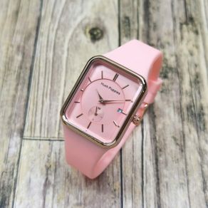 jam tangan wanita fashion hush puppies tanggal aktif - pink