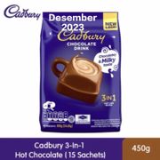 Cadbury Hot Chocolate Drink 3 in 1 450gram