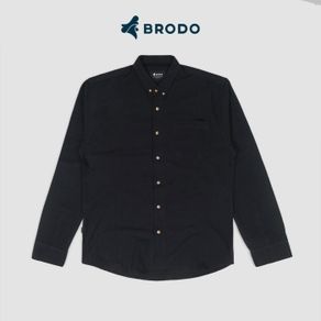 BRODO - Kemeja Broshirt Long Black