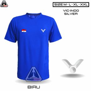 bpv-05 vic indo baju badminton premium victor premium - vc indsilvr-bru xl