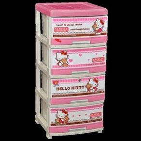 lemari plastik napolly 4 susun