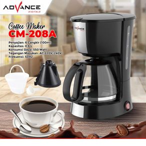 COFFEE MAKER / Mesin pembuat Kopi ADVANCE CM-208A 0.6 L
