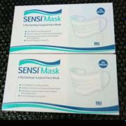 Makser Sensi Earloop Hijau Masker bedah Hijau Original 50 pcs double filter ganda