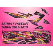 STRIPING STIKER LIST VARIASI SUZUKI SATRIA FU FACELIFT 2013 2014 2015 GRAFIS RAIDER THAILAND V2