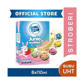 WHS - Frisian Flag Junio Strawberry Susu UHT 110 mL x 6 Pcs