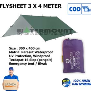 Flysheet 3x4 waterproof nit rei nit eiger not consina not tnf