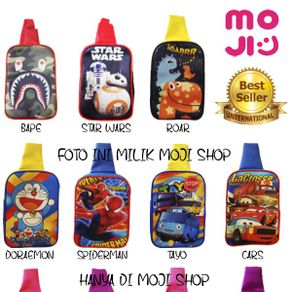 tas pundak anak / tas pundak anak karakter / tas selepang anak - doraemon