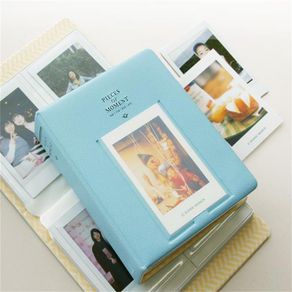 64 Kantong Penyimpanan Casing Gambar Instan Mini Album Foto Polaroid untuk Fujifilm Instax Mini Film 8 Korea Album Instax Fotografia