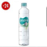 Pristine 600ml 24 Botol Air Mineral pH 8+ - Air Minum Prestine Botol Besar - Air Minum Sehat