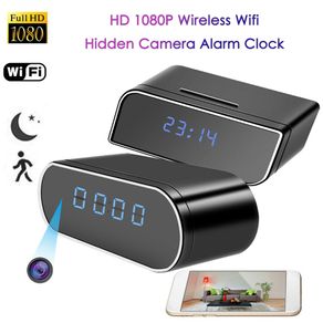 wireless mini wifi spy clock with motion sensor camera