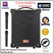 Speaker Portable Bluetooth GMC 899P 889 P bonus 2 mic Wireless- - Speaker karaoke - TERBARU/GMC SPEAKER BLUETOOTH SUPER BASS PROMO/SPEKER GMC BLUETOOTH FULL BASS
