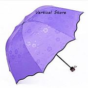 payung lipat 3d magic rain comes flower