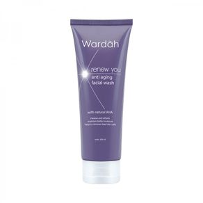 Paket Skincare Wardah Renew You Anti Aging Ukuran Besar / Perawatan Wajah Wardah Anti Penuaan dan Glowing (Serum 17ml Night Cream 30 ml Day Cream 30 ml Facial Wash 100 ml )