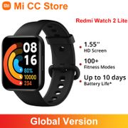Xiaomi Redmi Watch 2 Lite 1.55 "versi Global, jam tangan pintar olahraga GPS oksigen darah tampilan HD pengisian daya magnetik Mi Watch Lite 2