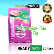 Whiskas 7kg Rasa Tuna & Ocean Fish/cat food/dry food/makanan kucing/bandung grab-gosend instan