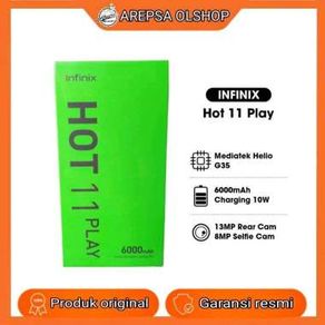 Infinix Hot 11 play 4/64gb garansi resmi
