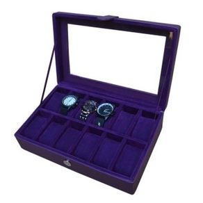 PROMO - Full Color Watch Box / Kotak Jam Tangan / Tempat Jam Isi 12