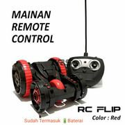 mobil remote rc stunt car mainan mobil gila - merah 01