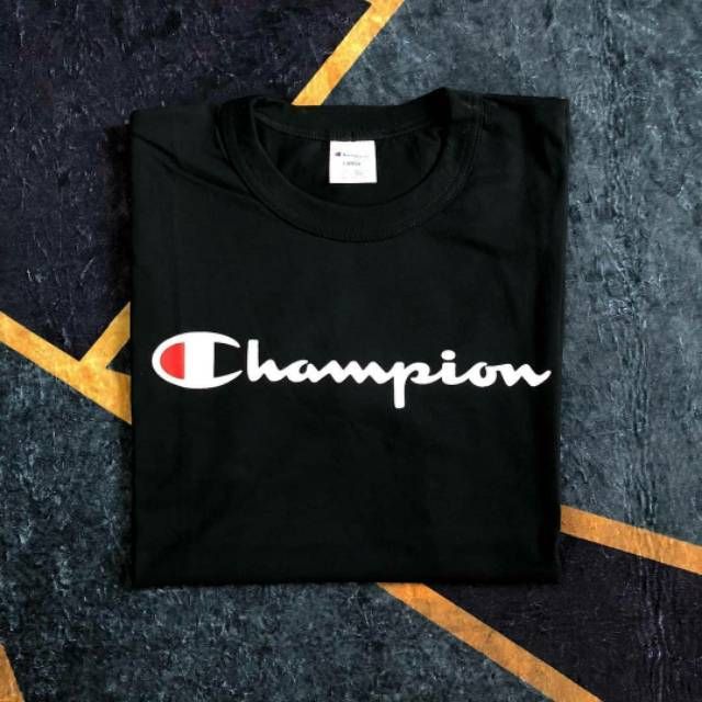 Pilihan t shirt champion black | 100.00 