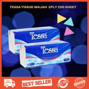 ☑️Tissue Tessa 250 Sheets ☑️ Tisu Tessa 250 Sheet ☑️ Facial Tissue Tessa 250