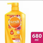 shampoo sunsilk soft & smooth 680 ml/shampoo sunsilk kuning 680ml