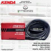 KENDA BAN DALAM DN - 700 x 23c - 25c - FV 60mm - ETRTO 622