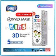 Perlengkapan medis SENSI - Convex Mask 5 Ply KIDS  Masker Anak Karet Earloop Medis