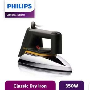 PHILIPS SETRIKA KERING CLASSIC HD1172/99 TAPAK NON-STICK,UJUNG RUNCING
