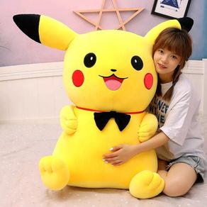 boneka pikachu pokemon xl besar murah 50cm Import SNI