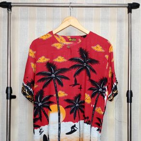 terlaris kaos pantai pria wanita/kaos pantai trend 2023 baju kaos pantai motif awan baju barong bali