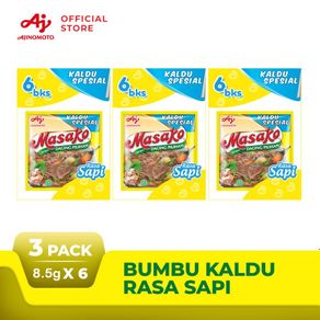 MASAKO® Rasa Sapi 8.5g Pack (3 pack x 6 pcs)