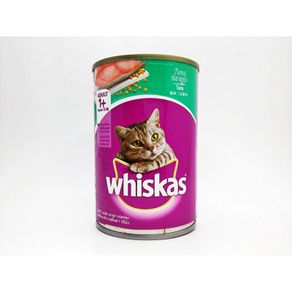 Makanan Kucing Kaleng Wet Food Whiskas Adult Tuna 400grm