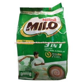 Milo Susu 3 In 1 Activ Go Polybag 35g 18sachet Susu Coklat Milo Bungkus Saset Millo Cokelat Chocolate Milk