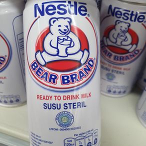 nestle bear brand 189ml-susu steril-1 pack isi 30pcs-susu putih-grosir
