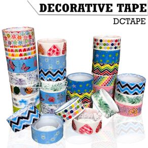 Decorative Tape 1.5cm x 3m / Isolasi Pita Motif Plester / DCTAPE