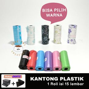 Refill Kantong Plastik Sampah Popok Refil Plastic Kotoran Anjing Poop Bag