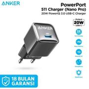 Kepala Charger Anker Powerport Nano Pro 20W Power IQ 3.0 Fast Charging