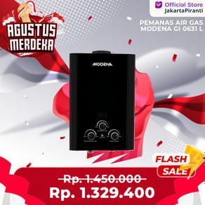 pemanas air water heater gas modena gi 0631 l - tanpa bubble