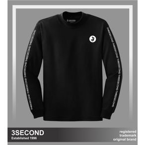 T-shirt 3second / Kaos distro bandung / baju lengan panjang / atasan pria wanita terlaris 2021 / kaos distro original / 3second  official store
