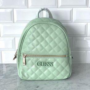 guess olive green backpack