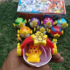 terlaris mainan anak pokeball bola pokemon go jumbo surprise