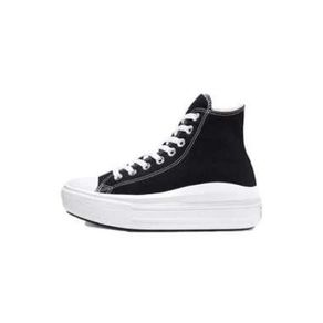 Sepatu Converse Chuck Taylor All Star Move High Black White
