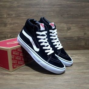 Cod Sepatu Pria Sneakers Kasual Vans Sk8 High Import