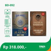 Rene Turos Paket Bundling BD-092- Kitab Al Luma' & Kitab Fathur Rabbani - Imam Asy'ari - Syekh Abdul Qadir Al Jailani