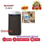 Sharp Air Purifier Fp-J80Y-H Wifi Plasmacluster Coverage 62MÂ²