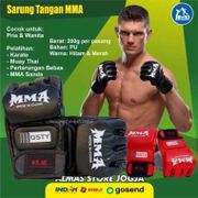 SARUNG Tangan Tinju Boxing MMA Muaythai UFC leather gloves empuk