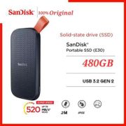 SANDISK SSD PORTABLE 480GB e30 - PORTABLE SSD 480GB E30 ORIGINAL